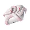 thumbnail image 1 of Snake-Shaped Protective Cover for AirPods Series - Resin Material, Noble Design, Light-Up Feature - Compatible with AirPods Pro 2/Pro/3 - Black/White/Pink, 1 of 8