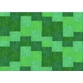 thumbnail image 1 of Ahgly Company Machine Washable Indoor Rectangle Transitional Green Area Rugs, 2' x 3', 1 of 7