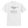 thumbnail image 2 of Wild Bobby, Ford Mustang Logo 50 Years Vintage Emblem, Cars and Trucks, Men Graphic Tee, White, 5X-Large, 2 of 4