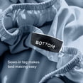 thumbnail image 6 of Bare Home Fitted Sheet - 22" Extra Deep Pocket - Premium 1800 Collection - King, Coronet Blue, 6 of 7