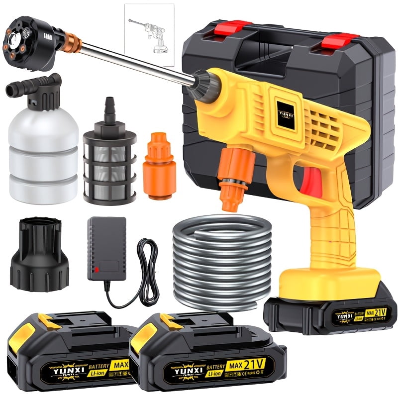 2026 Cordless Pressure Washer – Portable High-Pressure Hydro Washer with Lithium Battery for Car, Garden, Floor, Fence, and Balcony Cleaning