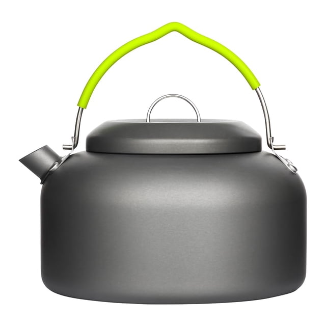 Hervidor de Camping para Exterior Guisos al Aire Libre 1.1L de Aluminio