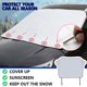 thumbnail image 1 of Cubierta para Parabrisas de Coche Xihbxyly Protección de 4 Capas para Nieve Hielo Sol Escarcha, 1 of 1