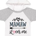 thumbnail image 4 of Inktastic Mamaw Loves Me Grandchild Girls Baby Bodysuit, 4 of 5