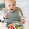 thumbnail image 5 of WeeSprout Silicone Suction Placemats for Babies, Toddlers & Kids, Non-Slip Suction, 2 Pack, 5 of 8