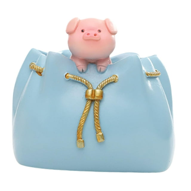 Maceta de Resina Pothos, Maceta, Figura de Jardín de Hadas en Miniatura, Bolso de Mano, Flor
