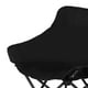thumbnail image 5 of Silla plegable para acampar, silla de playa, duradera, antideslizante, práctica silla lunar para exteriores, silla plegable para jardín, barbacoa, via Negro shamjiam Sillas de playa plegables, 5 of 8