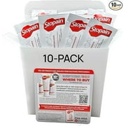 Stopain Pain Relief Clinical Gel Packets, 10 Pack, USA Made, Max Strength Fast Acting with MSM, Glucosamine, Menthol for Arthritis, Lower Back Sciatica, Knee, Neck HSA FSA Topical Analgesic Products