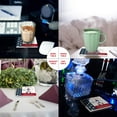 thumbnail image 2 of RYLABLUE Independence Day Gnomes Set of 6 Coaster for Drinks, Absorbent Ceramic Stone Coasters Cup Mat with Cork Base for Home Kitchen Room Coffee Table Bar Decor, 2 of 4