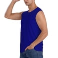 thumbnail image 3 of Fotbe Navy Men's Camiseta sin Mangas Estampada para Hombres, Playera Casual para Gimnasio, Entrenamiento, Playa-Medium, 3 of 7