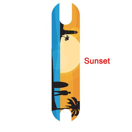 For Xiaomi Mijia M365 Accessories Sandpaper PVC Waterproof Skateboard Footboard Pedal Tape Electric Scooter Sticker SUNSET