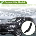 thumbnail image 3 of Front Driver Side Rear Left Passenger Side Door Panel Handle Pull Trim Cover for BMW X3 F25 2010-2016 Black ABS PC 1 Pc, 3 of 6