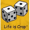 thumbnail image 2 of Snake Eyes Sarcastic Gambling Lucky Men's Graphic T Shirt Tees Brisco Brands M, 2 of 6
