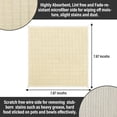thumbnail image 2 of Sayene Dish Rags for Washing Dishes 8 Pack Multipurpose Wire Miracle Cleaning Coths Non-Scratch Wire Dishwashing Rag Lint Free Microfiber Cleaning Cloth for Kitchen Windows（Beige, 2 of 6