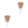 thumbnail image 4 of ZheElen 3pcs/set Atmosphere With Artificial Pampas Reed Boho Decor Artificial Flower Light Coffee 2Set, 4 of 6