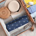 thumbnail image 6 of Hair Tools Storage with Heat Resistant Mat- White Shape Printed Curling Iron Travel Bag/Flat Iron Case for Women, 6 of 8