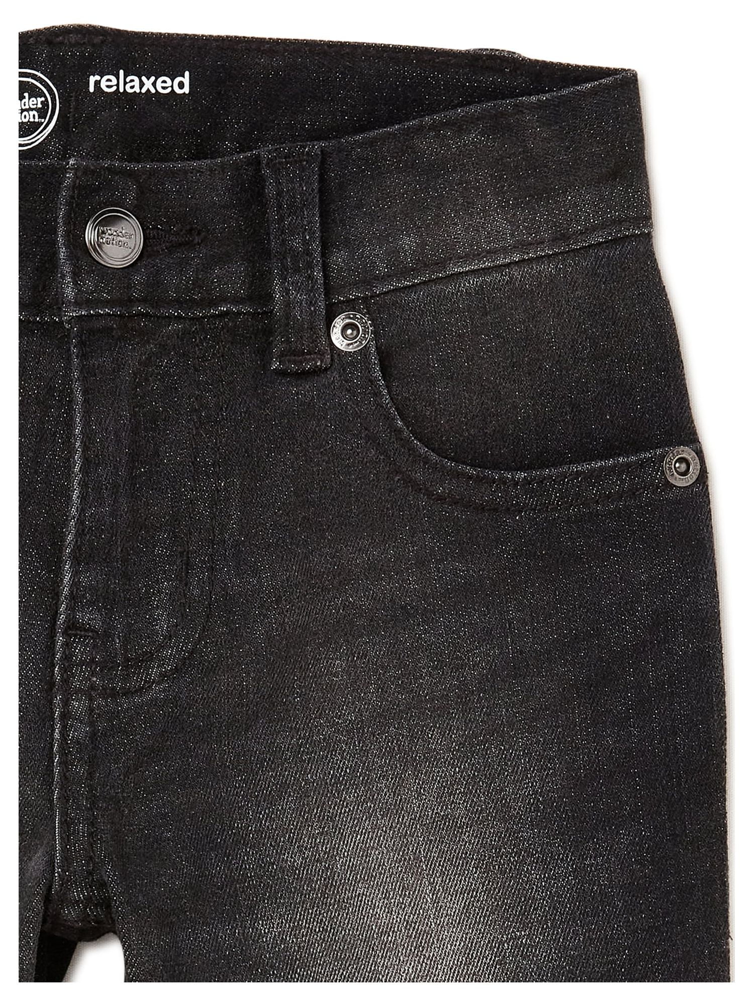 Wonder Nation Boys Relaxed Fit Jeans, 2-Pack, Sizes 4-18 & Husky