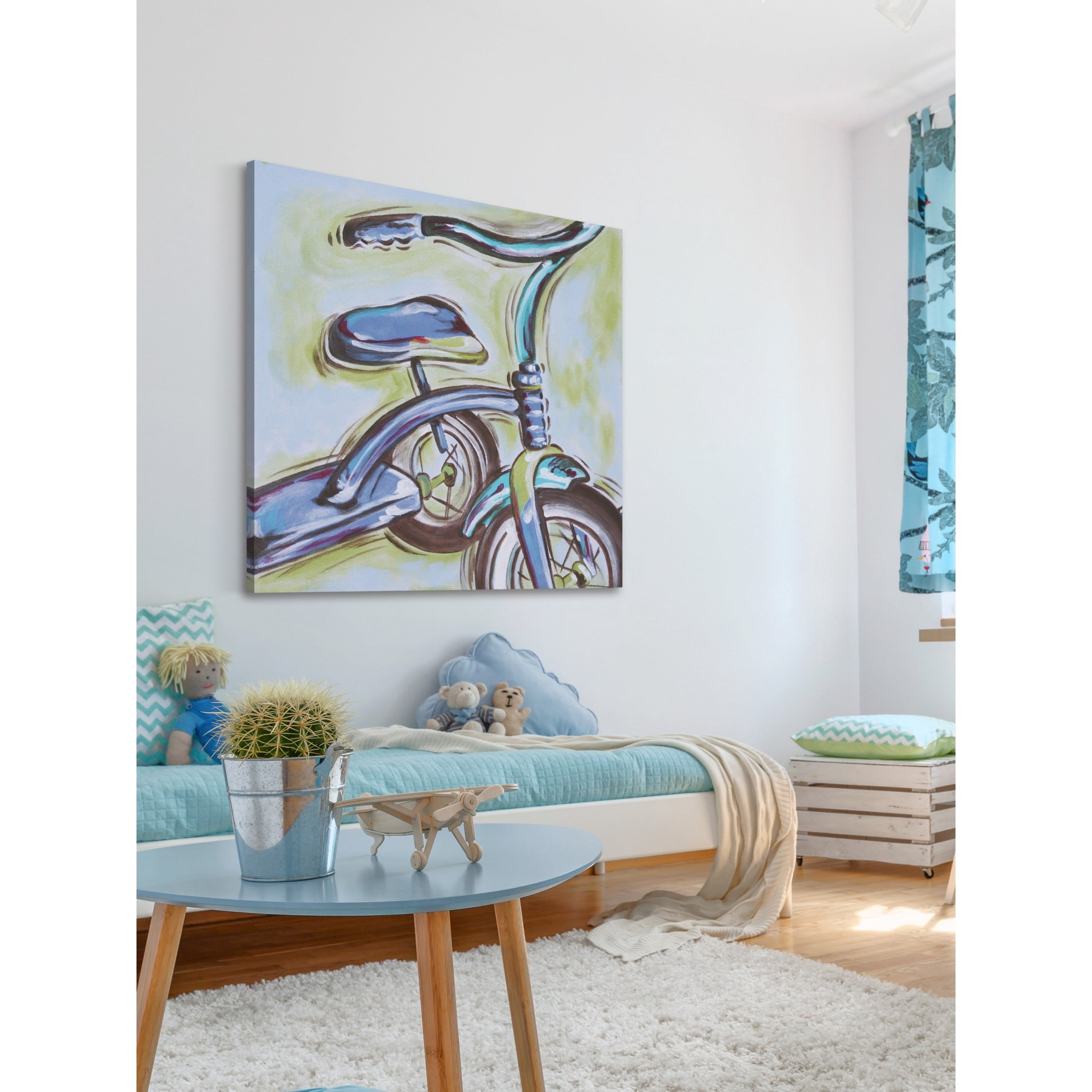 Marmont Hill "Trike" by Reesa Qualia Painting Print on Wrapped Canvas