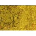 thumbnail image 1 of Ahgly Company Indoor Rectangle Oriental Yellow Industrial Area Rugs, 2' x 4', 1 of 4