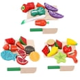 thumbnail image 4 of Paquete de 7 juguetes alimenticios Preescolar Cocina Cocina Cocina Playet Playet Fruit Educación DIY Formación Educación Early Educación Regalos para niños Verduras sidaley FN001352-01B, 4 of 6