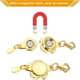 thumbnail image 2 of 12pcs Magnetic Lobster Clasp, EEEkit Rose Locking Magnetic Clasps, Jewelry Magnetic Clasp Necklace Lobster Clasp Closures Magnetic Clasp Converter Chain Extenders for Jewelry Necklace Bracelet, 2 of 10