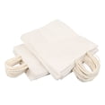 thumbnail image 2 of Bolsas de compras pequeñas de papel kraft, 50 unidades, bolsas de papel kraft blancas, bolsas de papel kraft blancas con asas, bolsas de papel kraft blancas, rendimiento confiable, 2 of 8