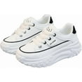 thumbnail image 2 of Women's Fashion Chunky Platform Walking Shoes | Breathable, Anti-Slip & Comfortable | Casual Sneakers, 2 of 12