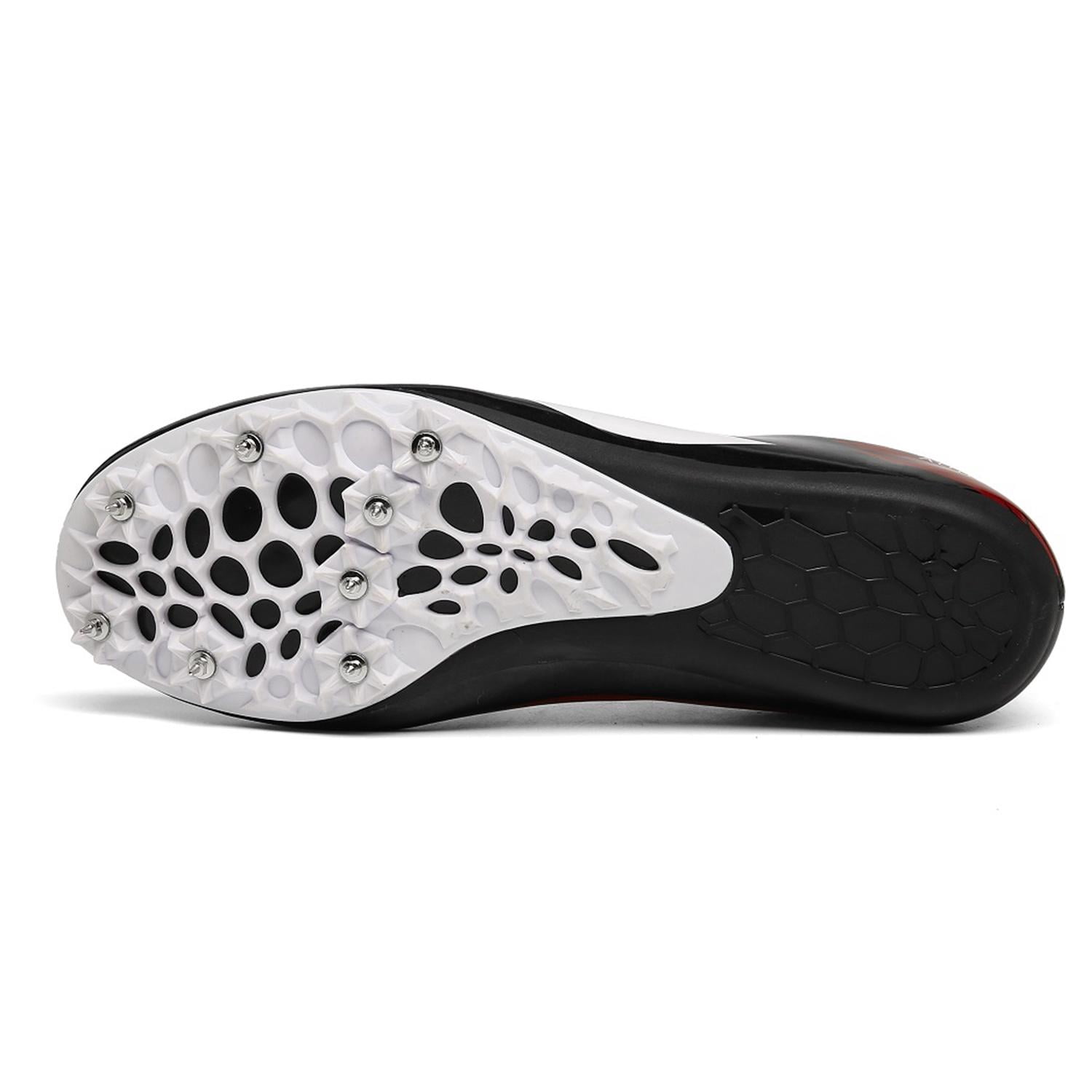 Track and Field Shoes Spike Running Shoes, Lightweight Auto-lacing Track Spike Shoes for Men and Women