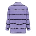 thumbnail image 5 of Miqool Mens Striped Pajama Sets Two Piece Long Sleeve Button Down Pj Sets Soft Sleepwear 2 Piece Lounge Set Nightwear with Pockets, 5 of 6