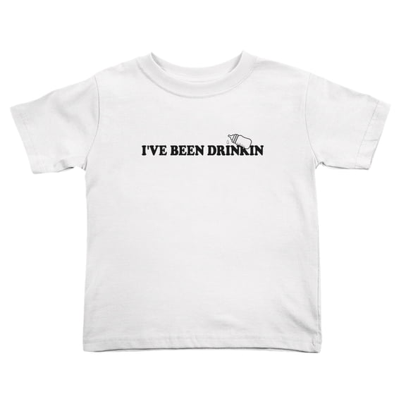 I've Been Drinkin Cute Toddler T Shirts for Boys Girls (White, Youth M)