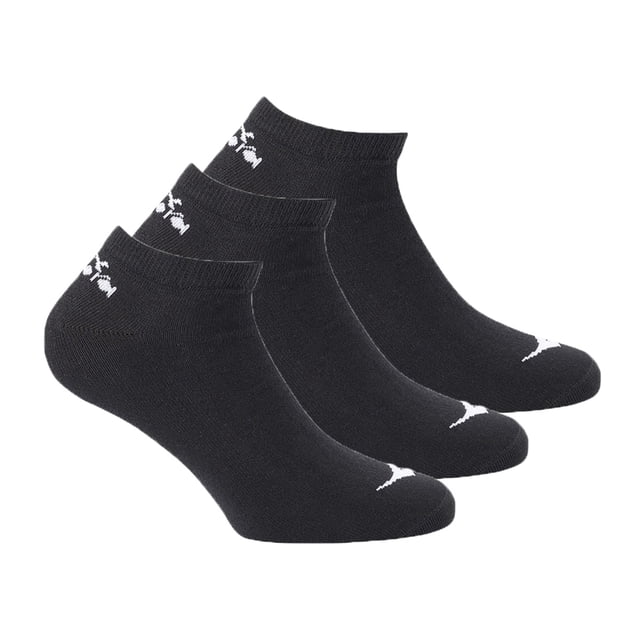 Calcetines de Deporte Unisex de Diadora - Paquete de 3, Logotipo Negro 35-38