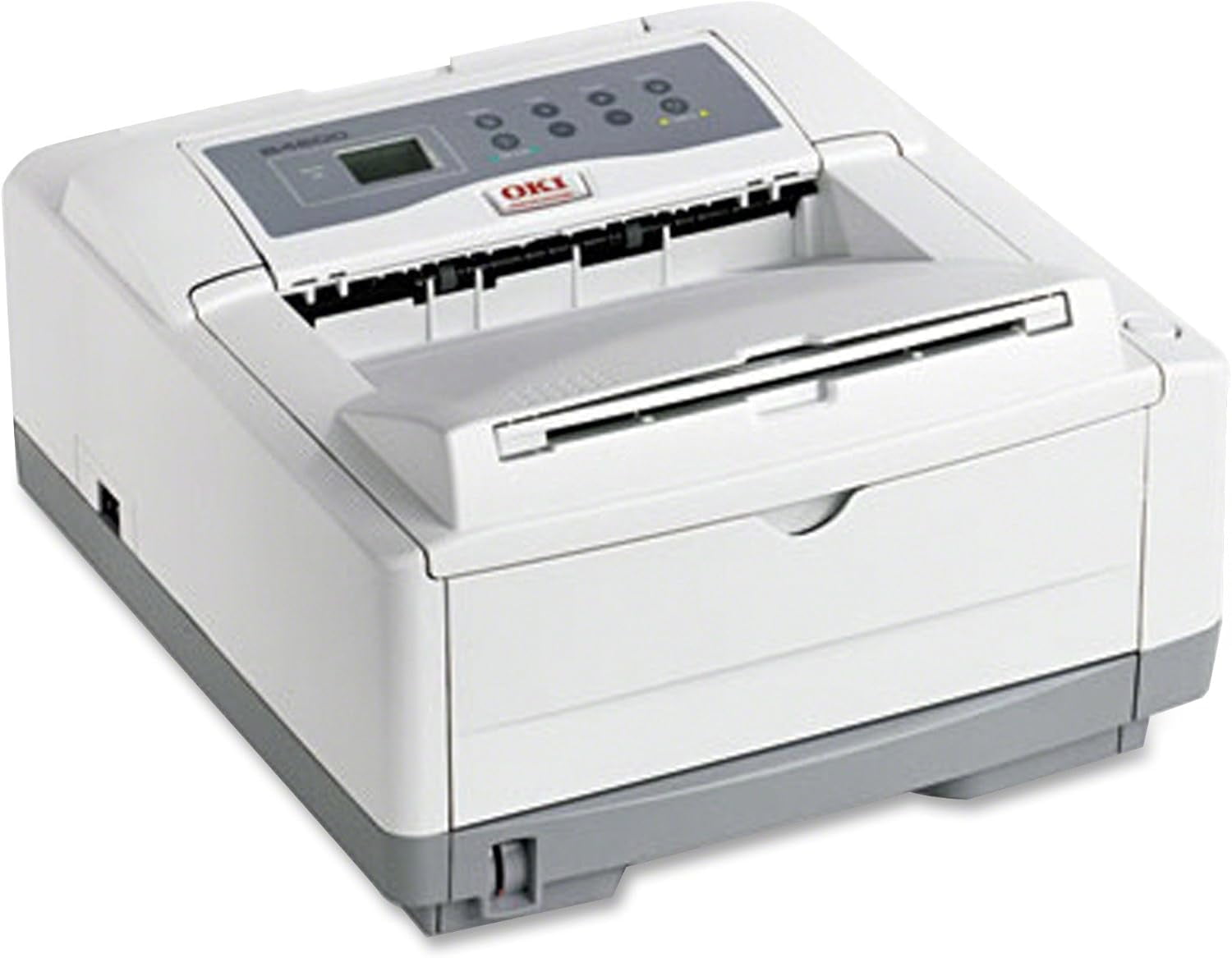 Oki Data B4600n Monochrome Digital Laser Printer – Network-Ready, 27 PPM, 120 V (P/N: B4600n)