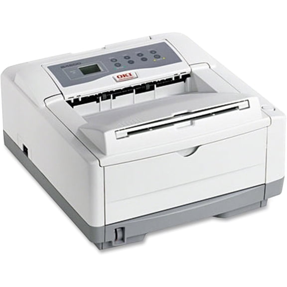 Restored Oki Data B4600n Monochrome Digital Laser Printer  Network-Ready, 27 PPM, 120 V (P/N: B4600n) (Refurbished)