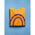 thumbnail image 3 of Halloween Rainbow W Pumpkin Sweatshirt Men -Image by Shutterstock, Male XX-Large, 3 of 4