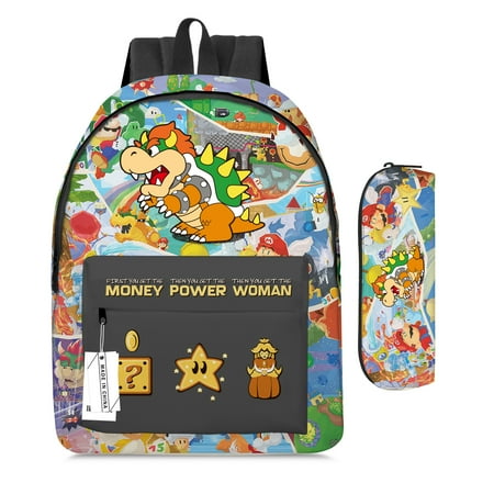 School Bag Super Mario Mamma mia Red Navy Blue 33 x 45 x 22 cm main image 0