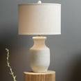 thumbnail image 2 of Jamie Young  Gilbert Cement Table Lamp with Grasscloth Shade, 2 of 4
