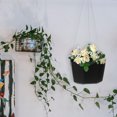 thumbnail image 6 of AURARMLET 2-Pack Black Hanging Plant Pots Outdoor Balcony for Decoration, 6 of 8