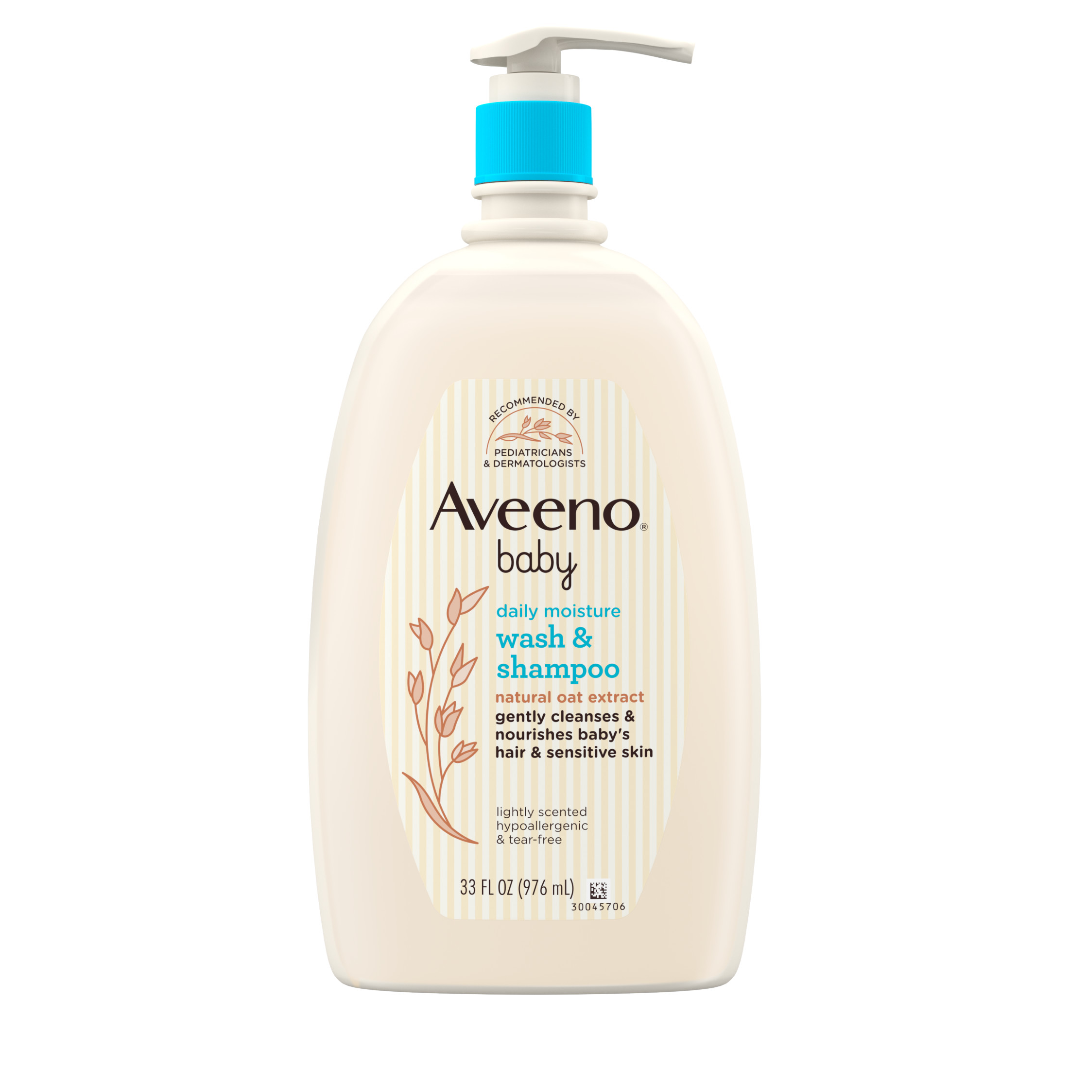 Aveeno Baby Daily Moisture Body Wash & Shampoo, 33 oz photo 1