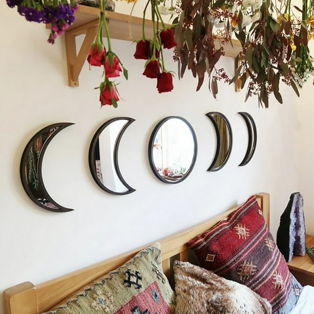 Espejo Decorativo de Madera onlyliua para el Hogar Espejo Acrílico para dormitorio