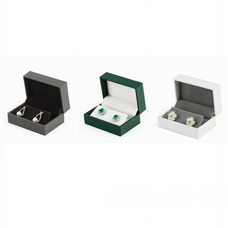 Small Black Jewellery Gift Boxes Brooch Ring Earring Jewelry Box Wholesale  Gift