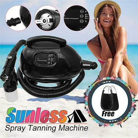 Steel wire Self-elastic Tent + Sunless Tanning Machine Kit HVLP Spray Gun Airbrush Tan Salon Beauty (Best Spray Tan Machine)