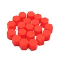 thumbnail image 1 of 20Pzas Hex Tapa Protector 15mm Rojo Tubo de Silicona del Cubo de La Rueda de Coche, 1 of 1