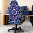 thumbnail image 3 of Jeiento Purple Boho Mandala Gaming Chair Cover with Armrest Cover Universal Computer Rotating Chair Slipcover Gaming Reclining Chair Protection with Elastic Band, 3 of 7