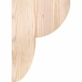 thumbnail image 3 of 4"W x 10"D x 14"H Crestline Rough Sawn Corbel, Douglas Fir, 3 of 9