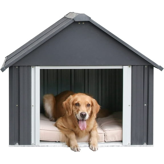 Large Dog House for Dog Outdoor Indoor Waterproof Dog House Kneel Weather & Water Resistant Pet Kennel