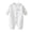 White, variant on Newborn Sleepers Baby Boy Baby Pajamas with Mitten Infant Romper Zip Up One Piece Jumpsuits Outfit 0 3 6 9 12 18 24 Months (Yellow,3-6 Months)