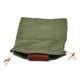 thumbnail image 2 of Leather Canvas Foraging Pouch Belt Fruit Picking Bag for Camping Fruit CollectingArmy Green, 2 of 5
