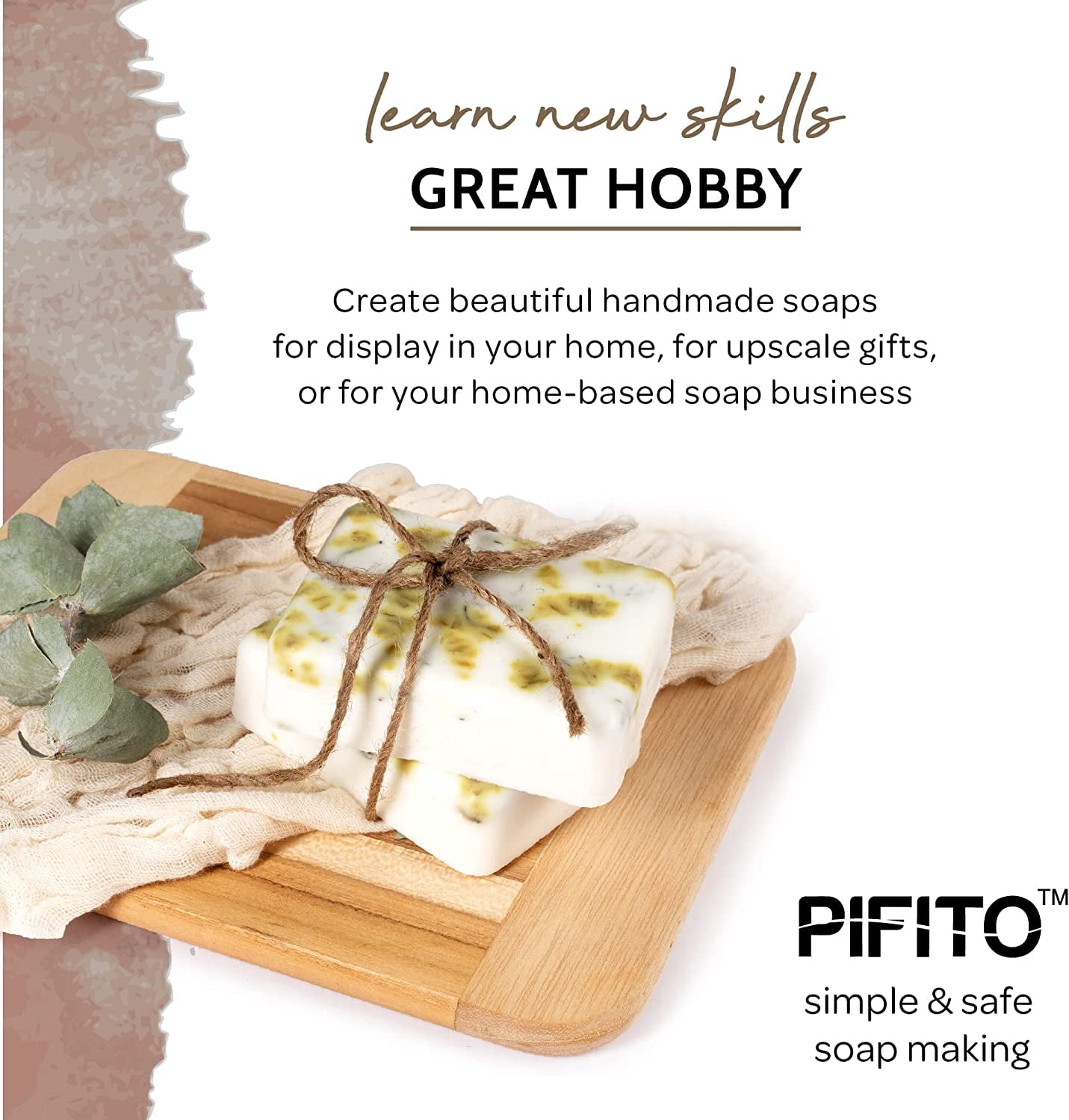 Pifito Charcoal Melt and Pour Soap Base (5 lb) │ Bulk Premium 100% Natural Glycerin Soap Base │ Luxurious Soap Making Supplies