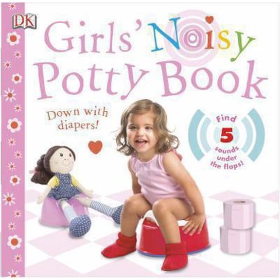 Pre-Owned Girls Noisy Potty Book (Board Book)