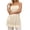 Light Yellow, variant on Womens Casual Tank Tops Lace Square Neck Camisole Shirts Color Block Ribbed Sleeveless Basic Undershirt